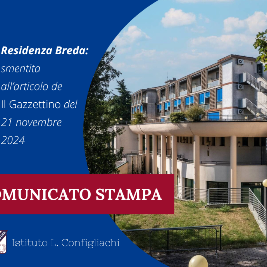 COMUNICATO STAMPA SMENTITA ALL’ARTICOLO “RESIDENZA BREDA, LA CHIUSURA È UNA CERTEZZA: SCATTA LA PROTESTA”