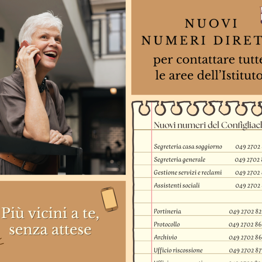 Nuovi numeri diretti: più vicini a voi, senza attese!